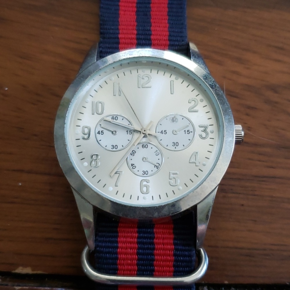 Mens preppy casual watch